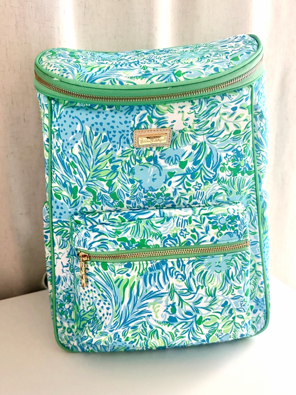 Lilly Pulitzer EUC Insulated Backpack Cooler In Dandy Lions